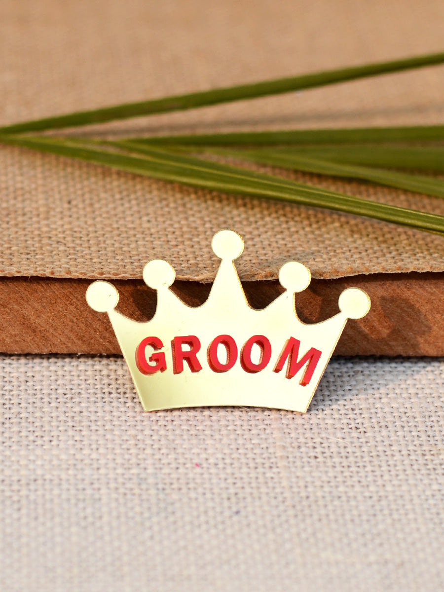 Groom Brooch, a handmade statement brooch from our wide range of latest quirky collection of brooches for men.