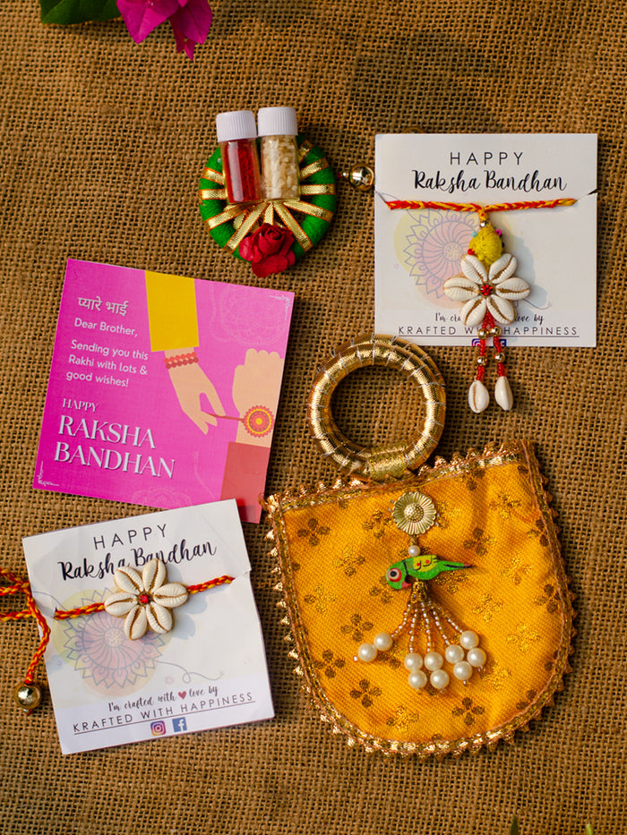 Festive Rakhi Combo set (Rakhi + Lumba)