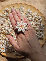 Shell Flower Rings Mehendi Favours