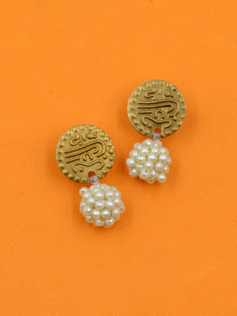 Kizzie Coin Bead Earrings