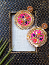 Amrapali Gota Patti Earrings, a gorgeous, unique gota patti earrings from our designer collection of gota earrings for women online.