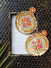 Amrapali Gota Patti Earrings, a gorgeous, unique gota patti earrings from our designer collection of gota earrings for women.