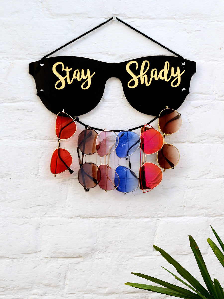 Stay Shady - Sunglasses Holder, a unique handcrafted sunglass holder from our wide range of quirky, bohemian home decor products like key holders, sunglass holders and more.