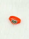 Tiranga Thumb Ring, a tricolor thumb ring from our designer collection of handcrafted and hand embroidered rings for girls.