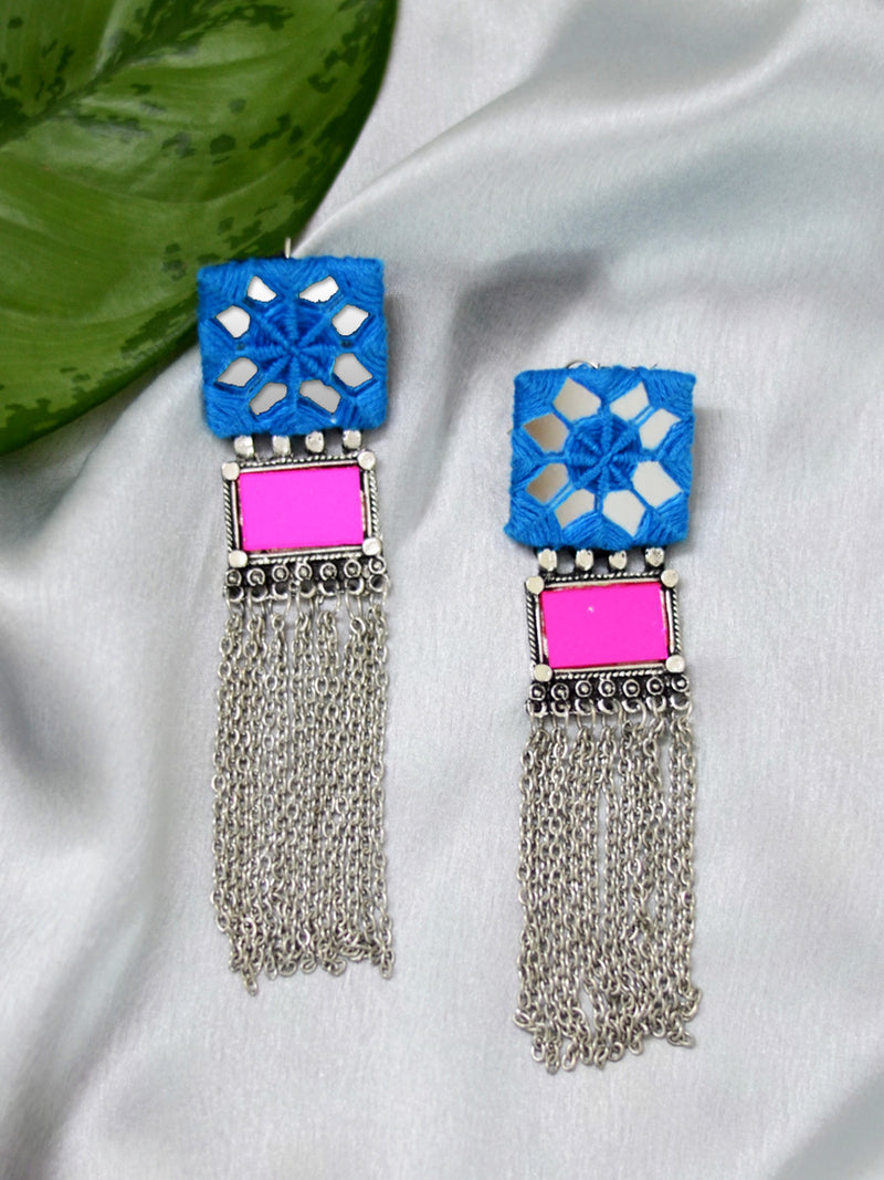 Silk thread jhumkas – Khushi Handicrafts