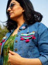 Girl Boss Sasswati Denim Jacket (Full Sleeves)