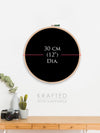 Always Harry Potter Embroidered Hoop Wall Art