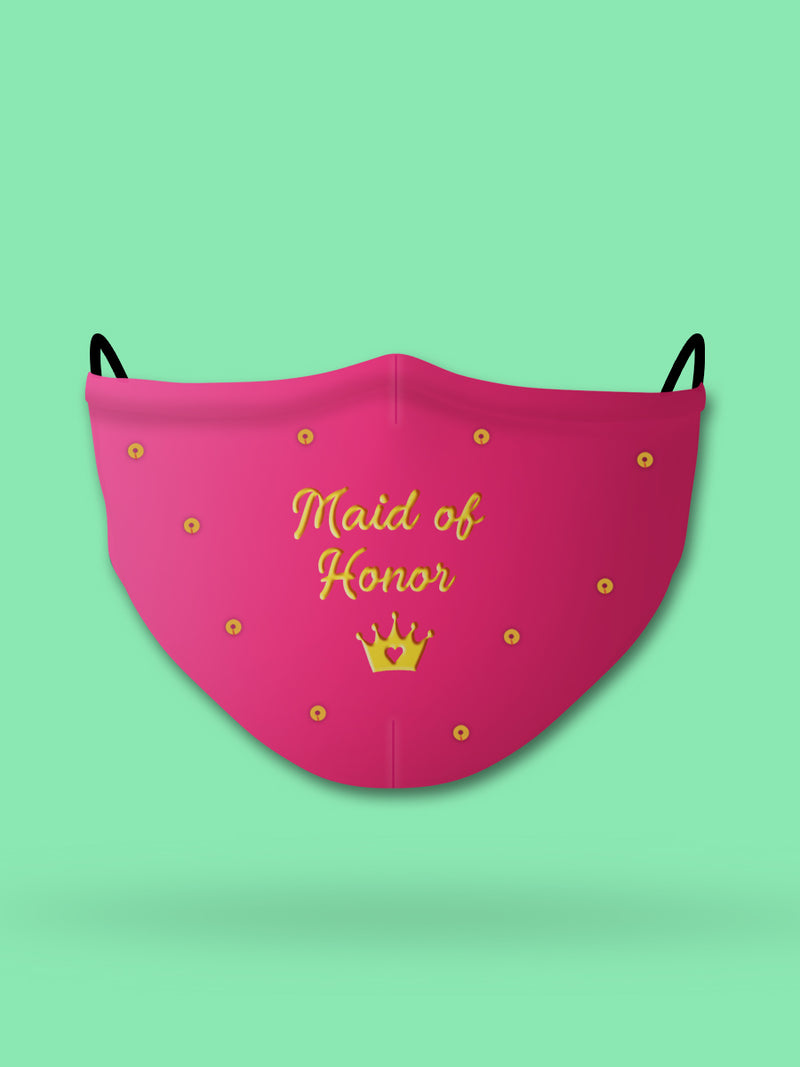 Maid of Honor Wedding Face Mask