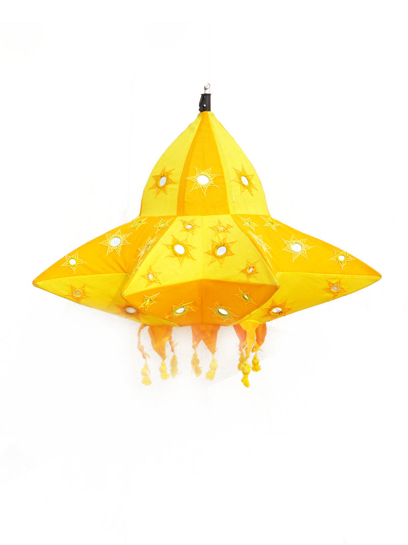 Orange and yellow star lantern