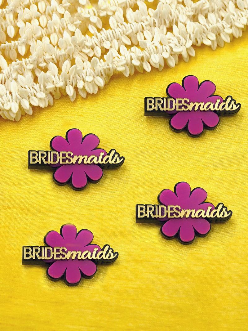 Bridesmaids Brooches Bulk Set