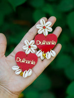 Shell Ghungroo Dulhania Earrings