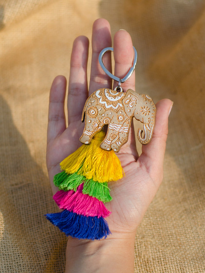 Gypsy Elephant Keychain